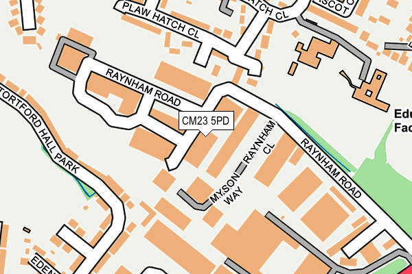 CM23 5PD map - OS OpenMap – Local (Ordnance Survey) CM23 5PD map - OS OpenMap – Local (Ordnance Survey)