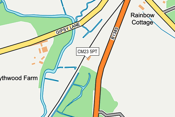 CM23 5PT map - OS OpenMap – Local (Ordnance Survey) CM23 5PT map - OS OpenMap – Local (Ordnance Survey)