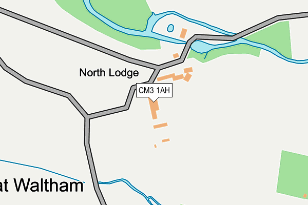 CM3 1AH map - OS OpenMap – Local (Ordnance Survey) CM3 1AH map - OS OpenMap – Local (Ordnance Survey)
