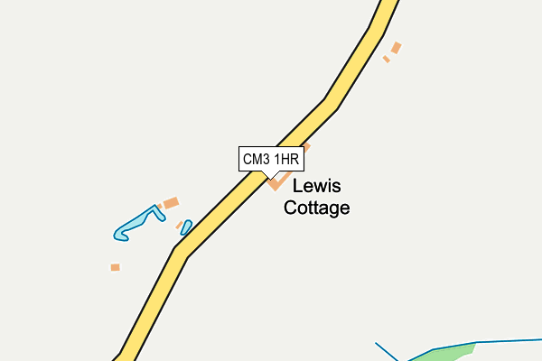 CM3 1HR map - OS OpenMap – Local (Ordnance Survey) CM3 1HR map - OS OpenMap – Local (Ordnance Survey)