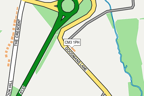 CM3 1PH map - OS OpenMap – Local (Ordnance Survey) CM3 1PH map - OS OpenMap – Local (Ordnance Survey)