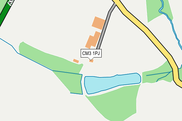 CM3 1PJ map - OS OpenMap – Local (Ordnance Survey) CM3 1PJ map - OS OpenMap – Local (Ordnance Survey)