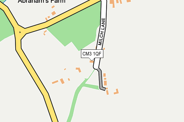 CM3 1QF map - OS OpenMap – Local (Ordnance Survey) CM3 1QF map - OS OpenMap – Local (Ordnance Survey)