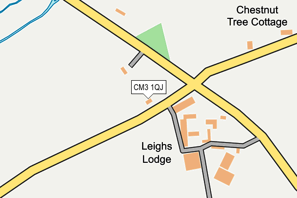 CM3 1QJ map - OS OpenMap – Local (Ordnance Survey) CM3 1QJ map - OS OpenMap – Local (Ordnance Survey)