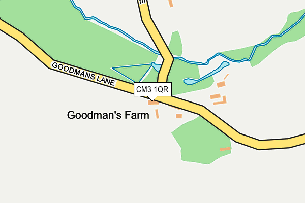CM3 1QR map - OS OpenMap – Local (Ordnance Survey) CM3 1QR map - OS OpenMap – Local (Ordnance Survey)