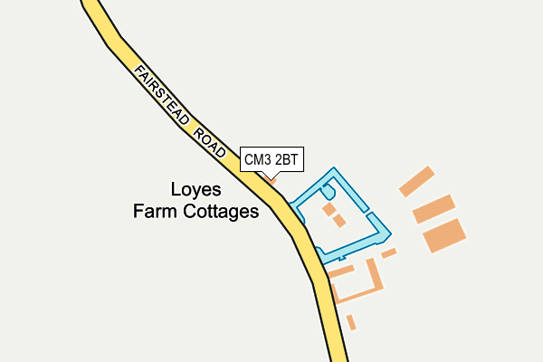 CM3 2BT map - OS OpenMap – Local (Ordnance Survey) CM3 2BT map - OS OpenMap – Local (Ordnance Survey)