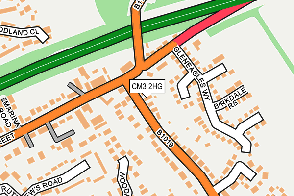 CM3 2HG map - OS OpenMap – Local (Ordnance Survey) CM3 2HG map - OS OpenMap – Local (Ordnance Survey)