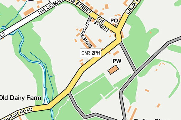 CM3 2PH map - OS OpenMap – Local (Ordnance Survey) CM3 2PH map - OS OpenMap – Local (Ordnance Survey)