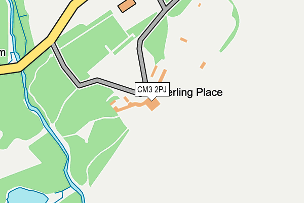 CM3 2PJ map - OS OpenMap – Local (Ordnance Survey) CM3 2PJ map - OS OpenMap – Local (Ordnance Survey)