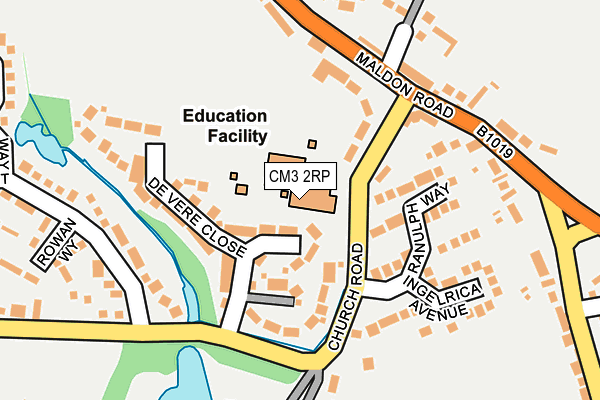 CM3 2RP map - OS OpenMap – Local (Ordnance Survey) CM3 2RP map - OS OpenMap – Local (Ordnance Survey)