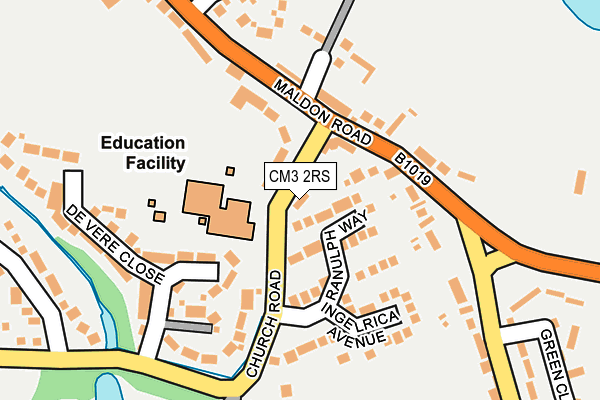 CM3 2RS map - OS OpenMap – Local (Ordnance Survey) CM3 2RS map - OS OpenMap – Local (Ordnance Survey)