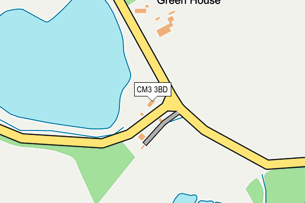 CM3 3BD map - OS OpenMap – Local (Ordnance Survey) CM3 3BD map - OS OpenMap – Local (Ordnance Survey)