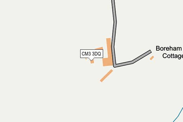 CM3 3DQ map - OS OpenMap – Local (Ordnance Survey) CM3 3DQ map - OS OpenMap – Local (Ordnance Survey)