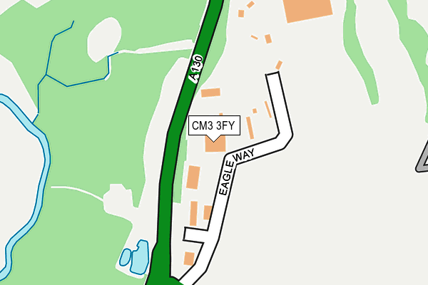 CM3 3FY map - OS OpenMap – Local (Ordnance Survey) CM3 3FY map - OS OpenMap – Local (Ordnance Survey)