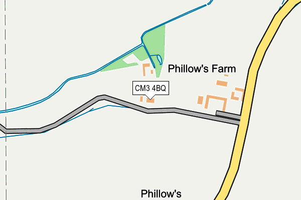CM3 4BQ map - OS OpenMap – Local (Ordnance Survey) CM3 4BQ map - OS OpenMap – Local (Ordnance Survey)