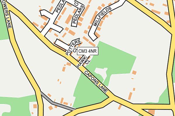 CM3 4NR map - OS OpenMap – Local (Ordnance Survey) CM3 4NR map - OS OpenMap – Local (Ordnance Survey)