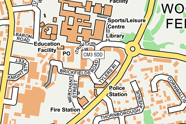 CM3 5DD map - OS OpenMap – Local (Ordnance Survey) CM3 5DD map - OS OpenMap – Local (Ordnance Survey)