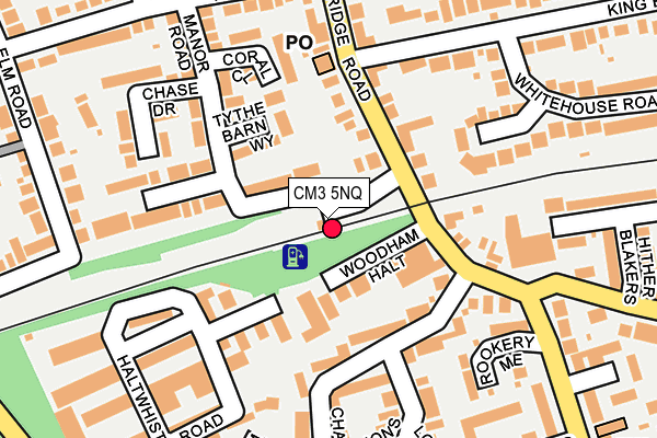 CM3 5NQ map - OS OpenMap – Local (Ordnance Survey) CM3 5NQ map - OS OpenMap – Local (Ordnance Survey)