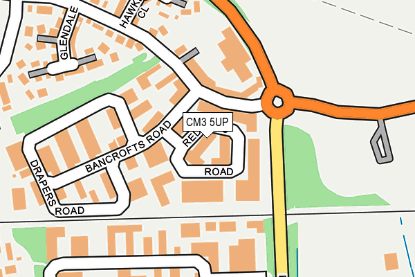 CM3 5UP map - OS OpenMap – Local (Ordnance Survey) CM3 5UP map - OS OpenMap – Local (Ordnance Survey)