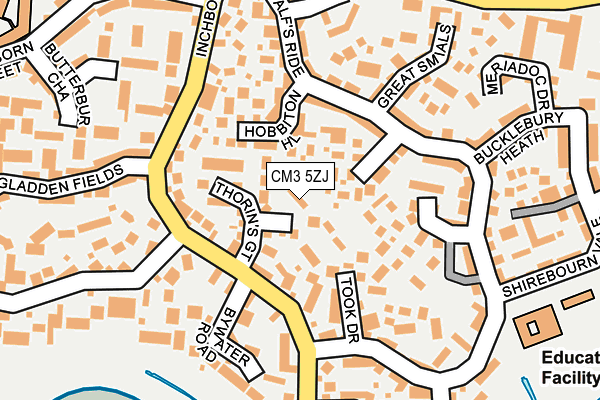 CM3 5ZJ map - OS OpenMap – Local (Ordnance Survey) CM3 5ZJ map - OS OpenMap – Local (Ordnance Survey)