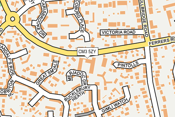 CM3 5ZY map - OS OpenMap – Local (Ordnance Survey) CM3 5ZY map - OS OpenMap – Local (Ordnance Survey)