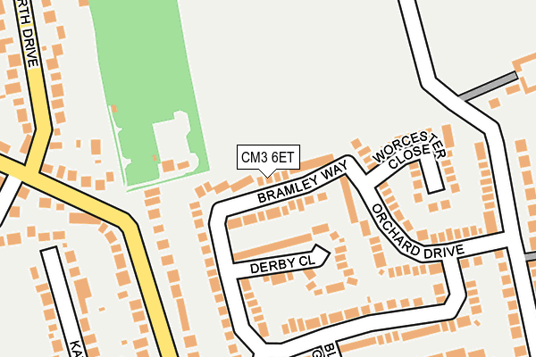 CM3 6ET map - OS OpenMap – Local (Ordnance Survey) CM3 6ET map - OS OpenMap – Local (Ordnance Survey)