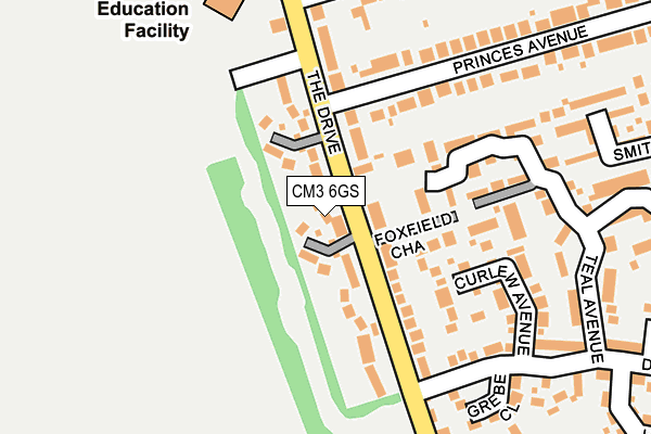CM3 6GS map - OS OpenMap – Local (Ordnance Survey) CM3 6GS map - OS OpenMap – Local (Ordnance Survey)