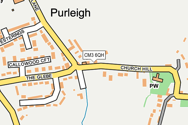 CM3 6QH map - OS OpenMap – Local (Ordnance Survey) CM3 6QH map - OS OpenMap – Local (Ordnance Survey)