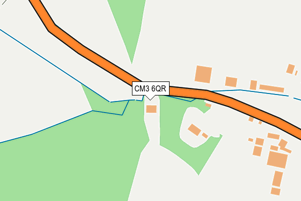 CM3 6QR map - OS OpenMap – Local (Ordnance Survey) CM3 6QR map - OS OpenMap – Local (Ordnance Survey)