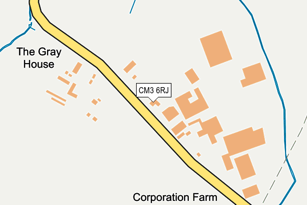 CM3 6RJ map - OS OpenMap – Local (Ordnance Survey) CM3 6RJ map - OS OpenMap – Local (Ordnance Survey)
