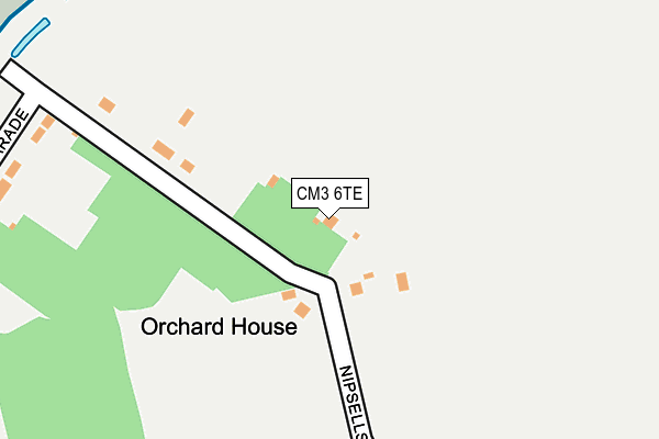 CM3 6TE map - OS OpenMap – Local (Ordnance Survey) CM3 6TE map - OS OpenMap – Local (Ordnance Survey)