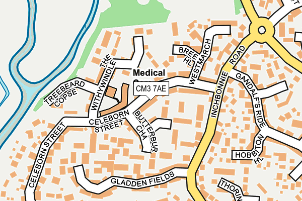 CM3 7AE map - OS OpenMap – Local (Ordnance Survey) CM3 7AE map - OS OpenMap – Local (Ordnance Survey)