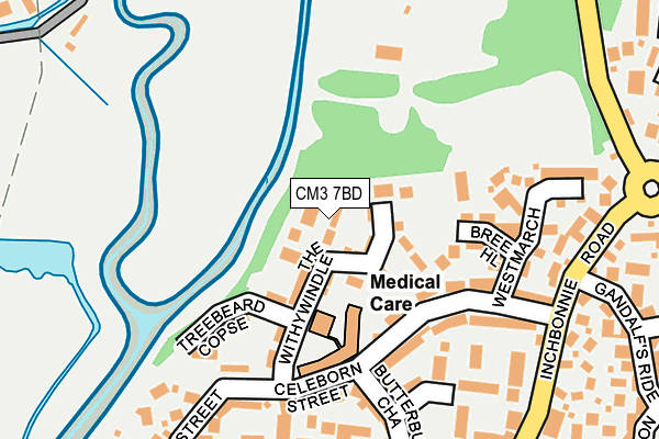 CM3 7BD map - OS OpenMap – Local (Ordnance Survey) CM3 7BD map - OS OpenMap – Local (Ordnance Survey)