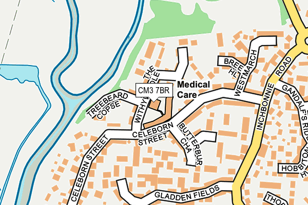CM3 7BR map - OS OpenMap – Local (Ordnance Survey) CM3 7BR map - OS OpenMap – Local (Ordnance Survey)