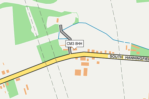 CM3 8HH map - OS OpenMap – Local (Ordnance Survey) CM3 8HH map - OS OpenMap – Local (Ordnance Survey)