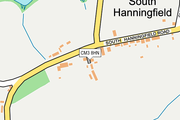 CM3 8HN map - OS OpenMap – Local (Ordnance Survey) CM3 8HN map - OS OpenMap – Local (Ordnance Survey)