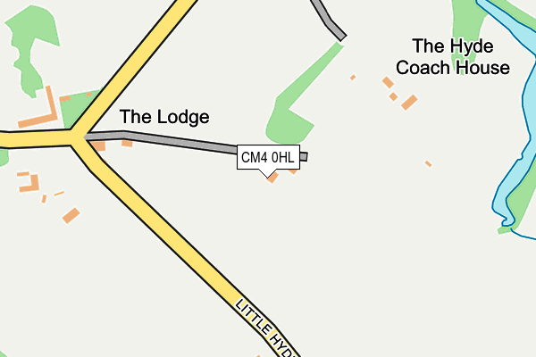 CM4 0HL map - OS OpenMap – Local (Ordnance Survey) CM4 0HL map - OS OpenMap – Local (Ordnance Survey)