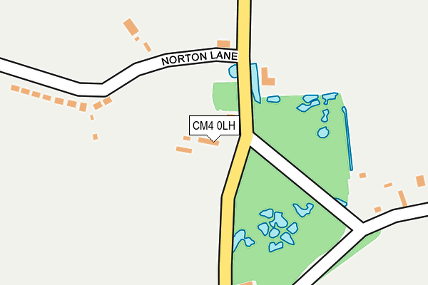 CM4 0LH map - OS OpenMap – Local (Ordnance Survey) CM4 0LH map - OS OpenMap – Local (Ordnance Survey)