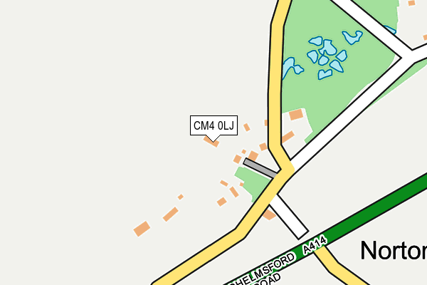 CM4 0LJ map - OS OpenMap – Local (Ordnance Survey) CM4 0LJ map - OS OpenMap – Local (Ordnance Survey)