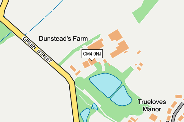 CM4 0NJ map - OS OpenMap – Local (Ordnance Survey) CM4 0NJ map - OS OpenMap – Local (Ordnance Survey)
