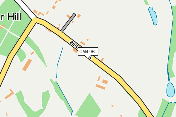 CM4 0PJ map - OS OpenMap – Local (Ordnance Survey) CM4 0PJ map - OS OpenMap – Local (Ordnance Survey)