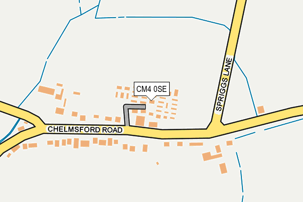 CM4 0SE map - OS OpenMap – Local (Ordnance Survey) CM4 0SE map - OS OpenMap – Local (Ordnance Survey)