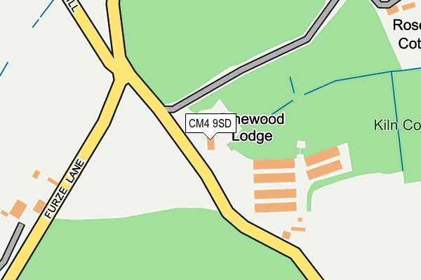 CM4 9SD map - OS OpenMap – Local (Ordnance Survey) CM4 9SD map - OS OpenMap – Local (Ordnance Survey)