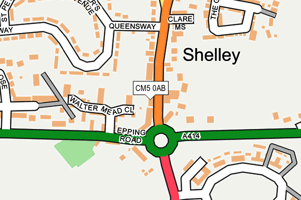 CM5 0AB map - OS OpenMap – Local (Ordnance Survey) CM5 0AB map - OS OpenMap – Local (Ordnance Survey)
