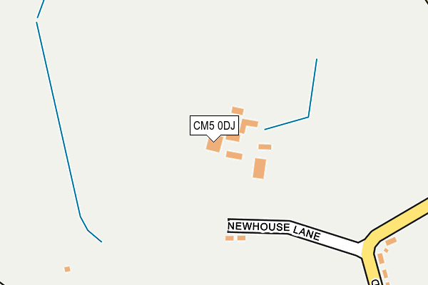 CM5 0DJ map - OS OpenMap – Local (Ordnance Survey) CM5 0DJ map - OS OpenMap – Local (Ordnance Survey)