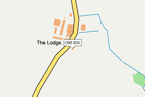 CM5 0DX map - OS OpenMap – Local (Ordnance Survey) CM5 0DX map - OS OpenMap – Local (Ordnance Survey)