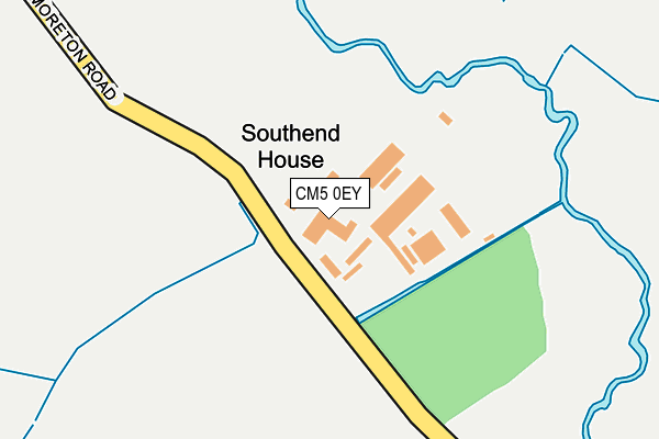 CM5 0EY map - OS OpenMap – Local (Ordnance Survey) CM5 0EY map - OS OpenMap – Local (Ordnance Survey)