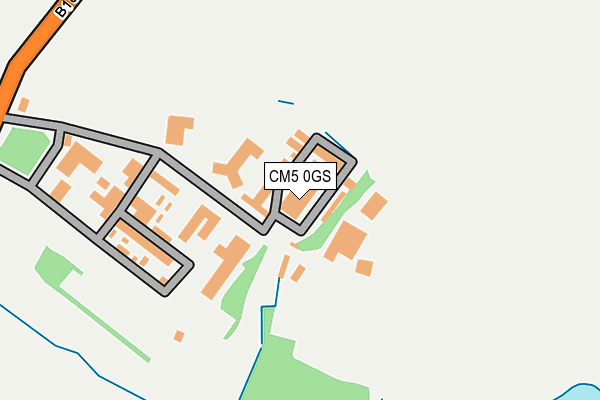 CM5 0GS map - OS OpenMap – Local (Ordnance Survey) CM5 0GS map - OS OpenMap – Local (Ordnance Survey)