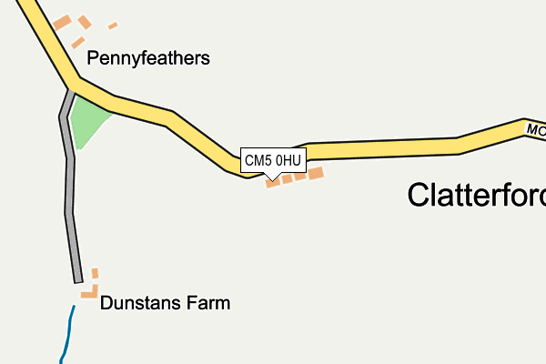 CM5 0HU map - OS OpenMap – Local (Ordnance Survey) CM5 0HU map - OS OpenMap – Local (Ordnance Survey)