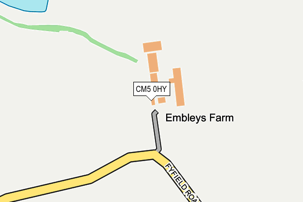 CM5 0HY map - OS OpenMap – Local (Ordnance Survey) CM5 0HY map - OS OpenMap – Local (Ordnance Survey)
